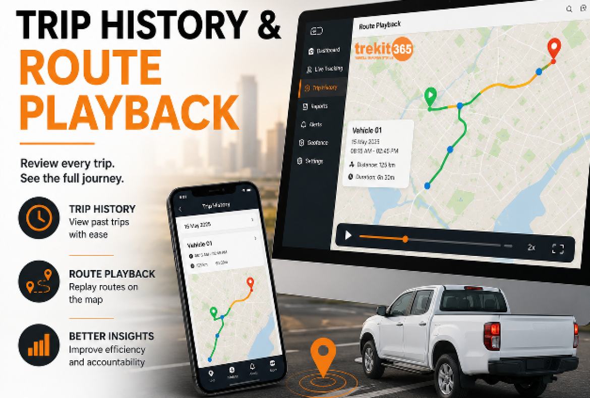 Trip History & Route Playback