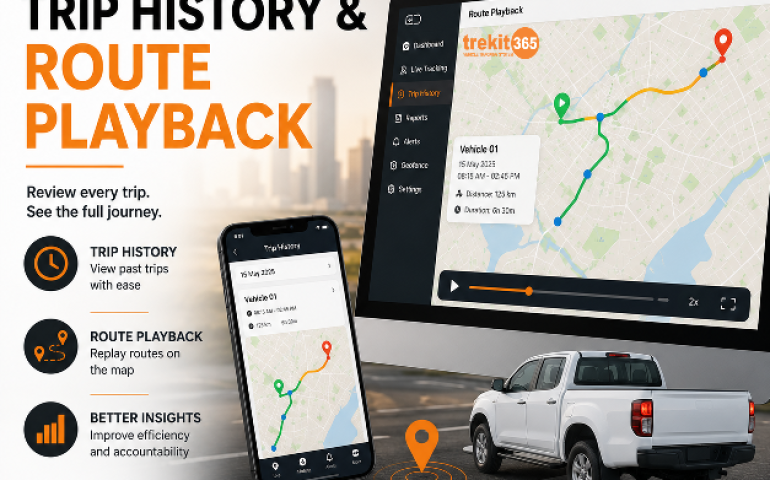 Trip History & Route Playback